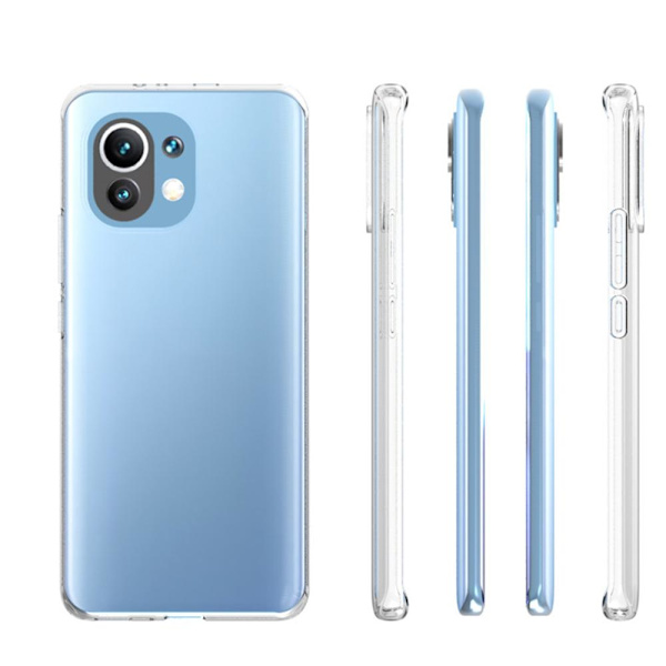 Xiaomi Mi 11 - FLOVEME Silikonskal Genomskinlig