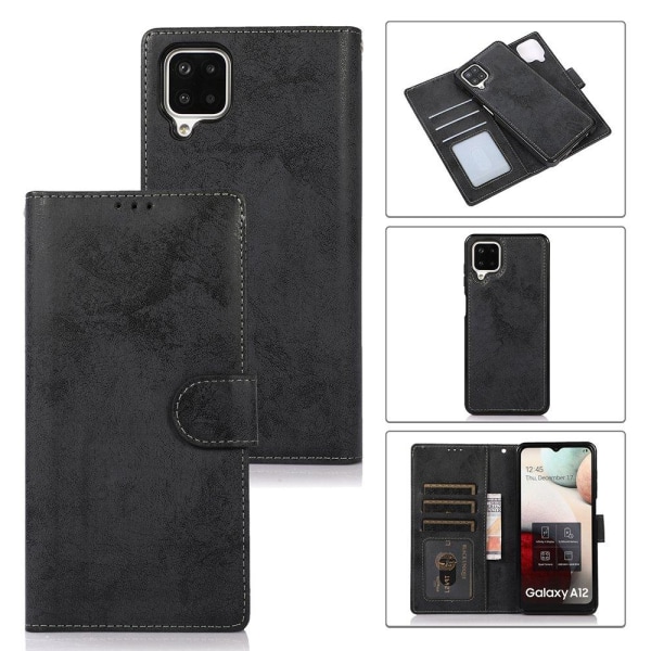 Samsung Galaxy A12 - Pung etui Brun