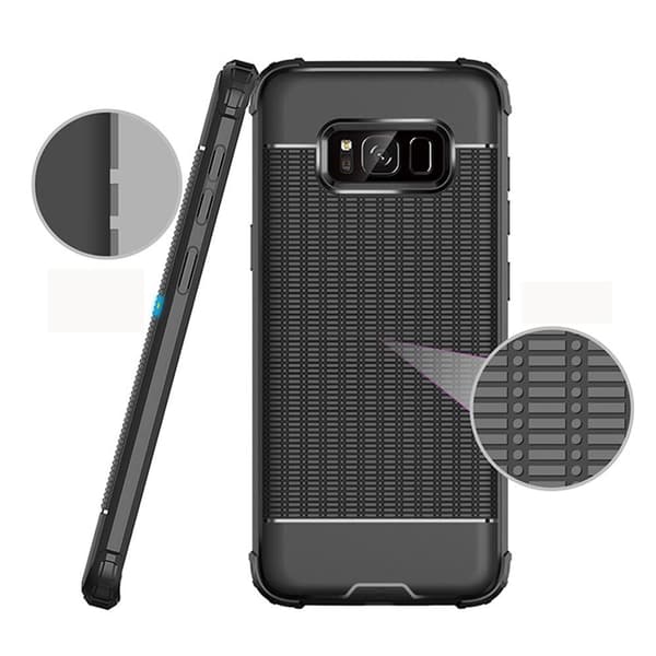 Smart Skyddsskal - LEMAN (Värmeavledande) Samsung Galaxy S8 Röd