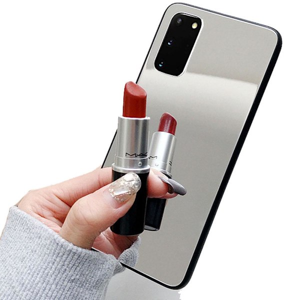 Exklusivt Spegelskal för Samsung Galaxy S20 - Elegans Möter Funktion! Silver