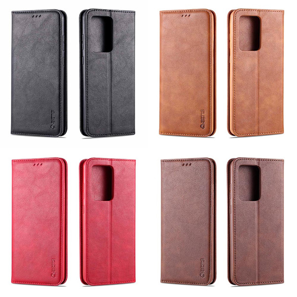 Samsung Galaxy S20 Plus - AZNS Designade Plånboksfodral Röd