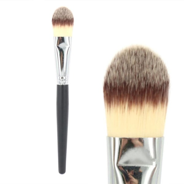 Foundation Brush Makeup børste Silver