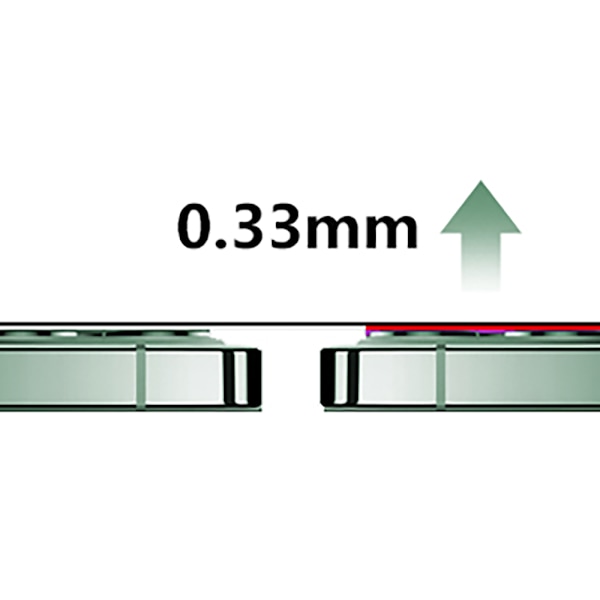 iPhone 15 Pro Max -  Kameralinsskydd Standard HD 0,3mm Transparent