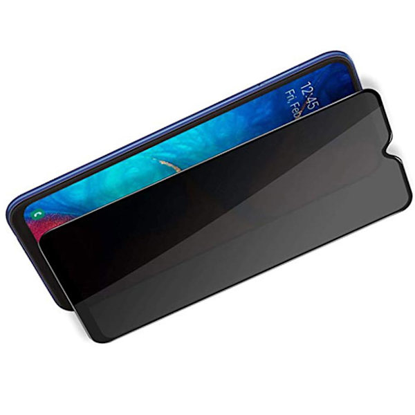 Galaxy A22 4G Anti-Spy Skärmskydd HD 0,3mm Svart