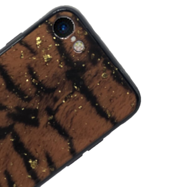 iPhone SE 2022 - Skyddande Stilsäkert Skal Zebra