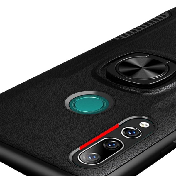 Huawei P Smart Z - Profesjonelt deksel med ringholder Röd