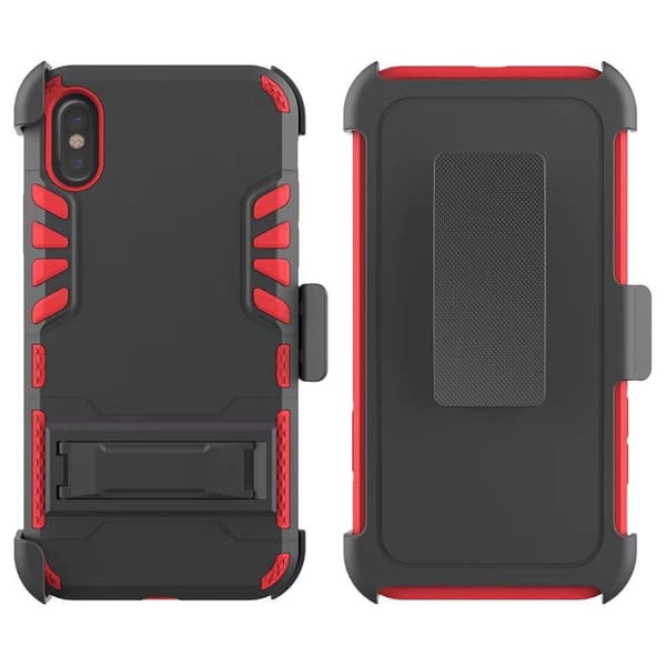 Praktiskt Skyddsfodral (ROCK) för iPhone X/XS Blå Blå