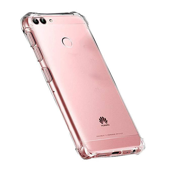 Huawei P Smart 2018 - Skyddande Silikonskal Transparent/Genomskinlig