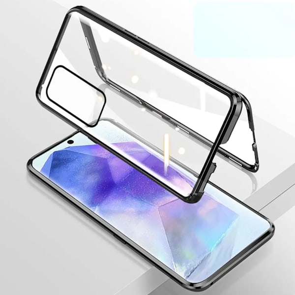 Samsung Galaxy A35 5G - Magnetiskt Dubbelsidigt Skal Svart