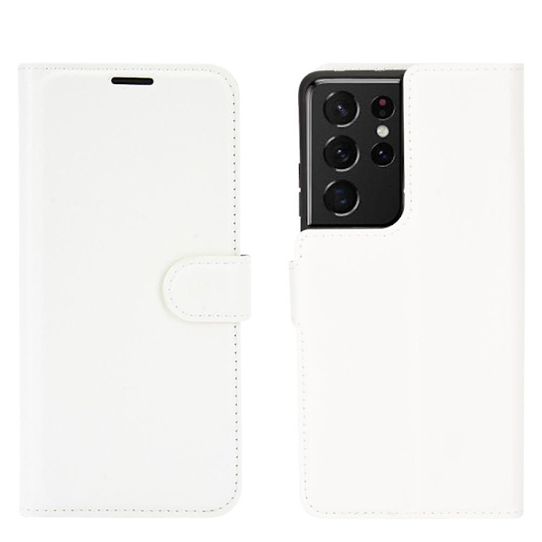 Samsung Galaxy S21 Ultra - Plånboksfodral Brun