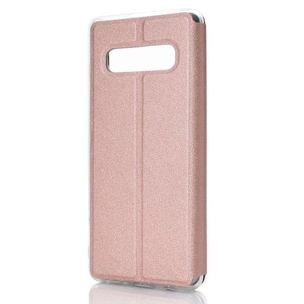 Samsung Galaxy S10 Plus - Stilrent Smart Fodral (Svarsfunktion) Svart
