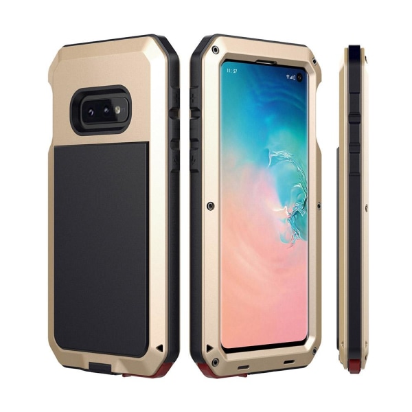 Samsung Galaxy S10E - Heavy Duty Aluminium Skyddsskal Röd