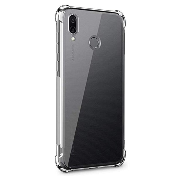 Huawei Honor Play - Stötdämpande Silikonskal (FLOVEME) Transparent/Genomskinlig