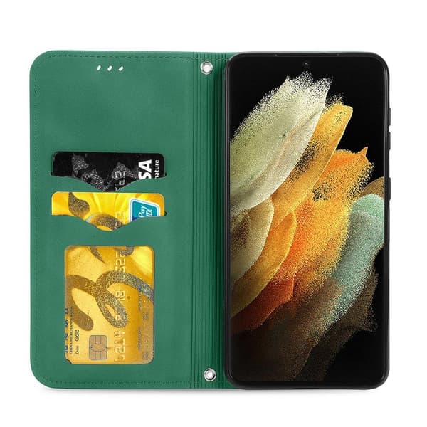 Samsung Galaxy S21 Ultra - Plånboksfodral Svart
