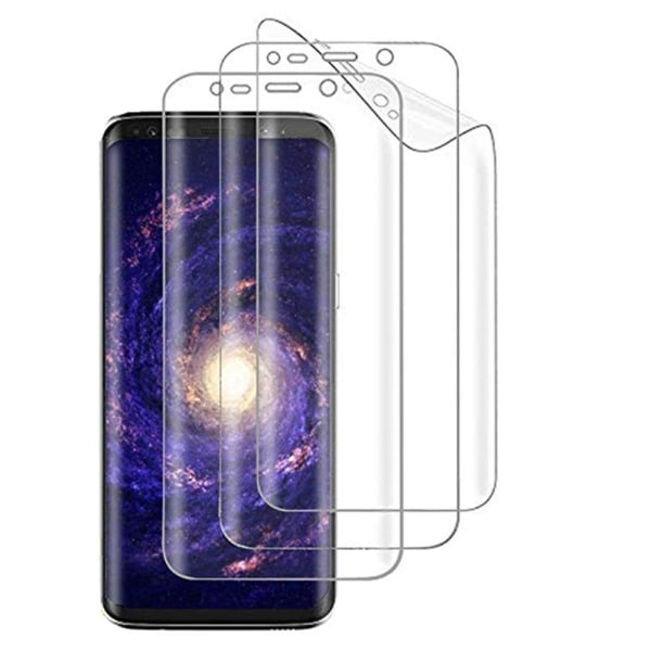 Samsung S9 3-PACK skjermbeskytter Nano-Myk Skjerm-Fit HD-Clear Transparent/Genomskinlig