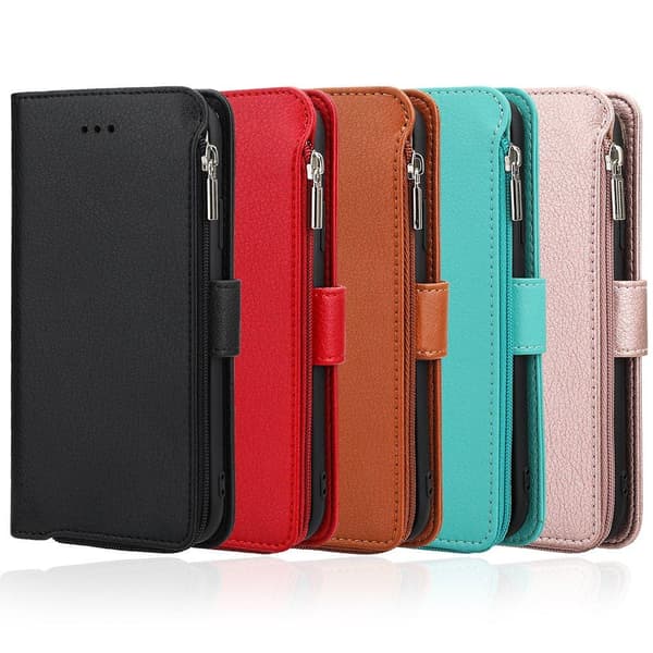 iPhone 11 - Kraftig pung etui Röd