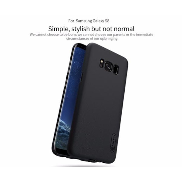 Galaxy S8+ - Stilrent Matt Skal från NILLKIN Vit