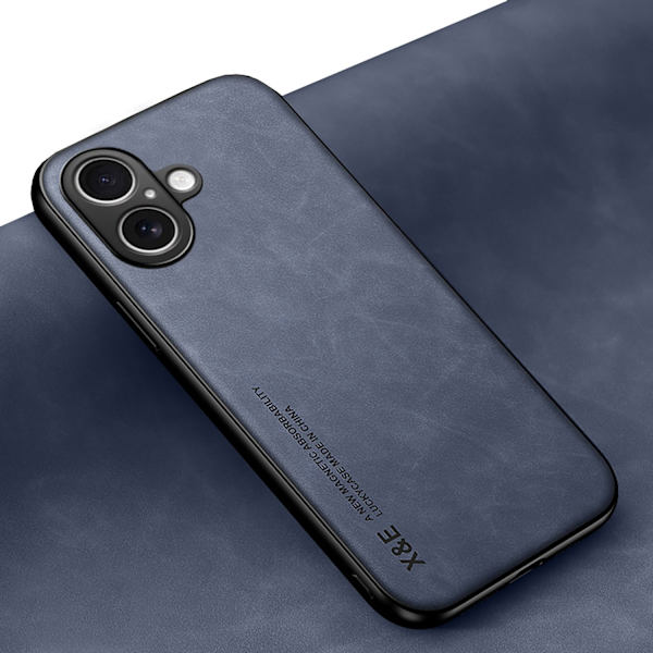 iPhone 16 Mockainspirerat Skyddsfodral Grå
