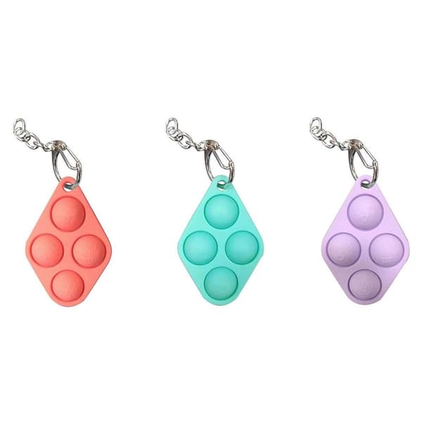 Mjuk Fidget Toy / Pop It / Simple Dimple Röd
