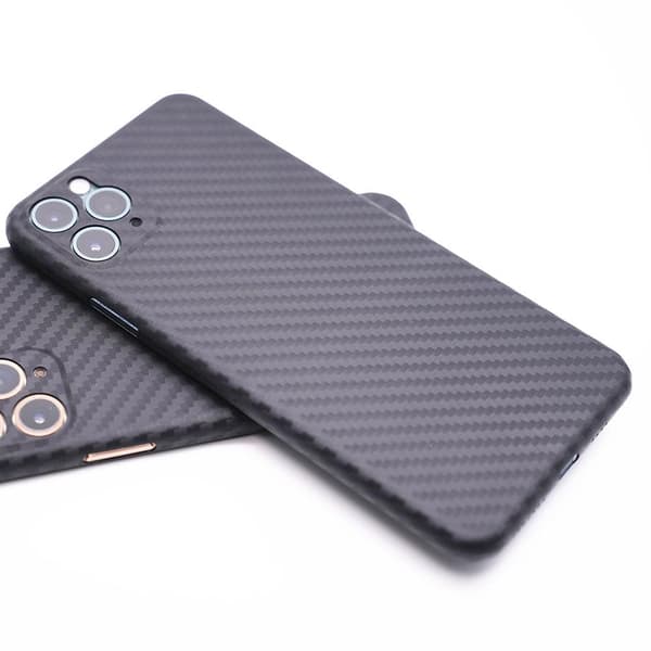 iPhone 11 Pro Max - Skyddsskal Karbon Design Svart