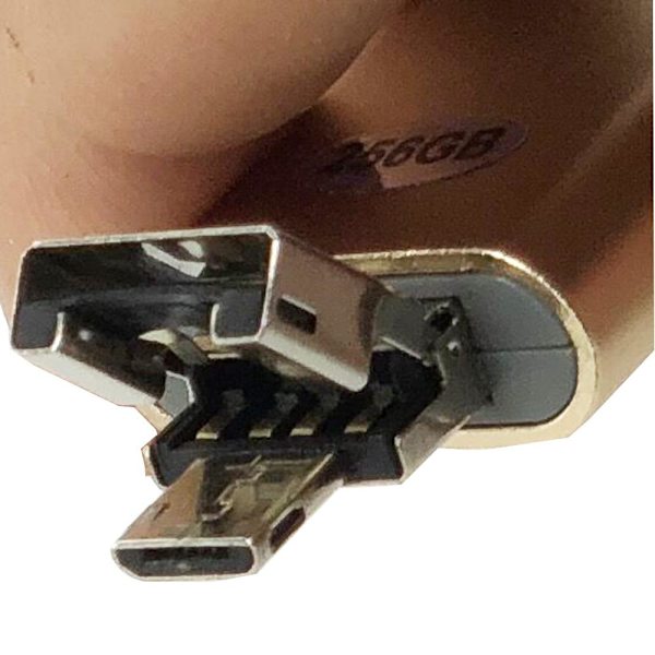 Micro-USB/Lightning Minne - (Spara ner allt från telefonen!) Svart