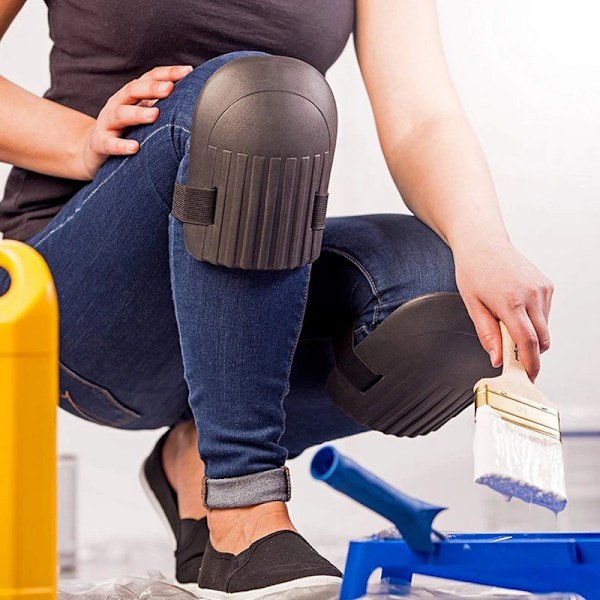 Ergonomiska knäskydd med perfekt passform Blå
