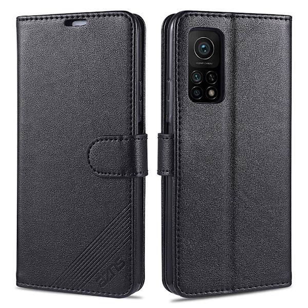 Xiaomi Mi 10T Pro - Plånboksfodral (AZNS) Svart
