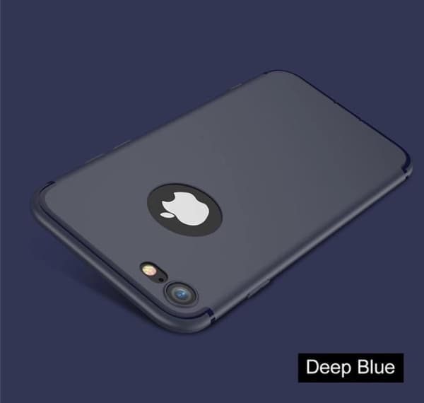 iPhone 5/5S/5SE - Stilrent Matt Silikonskal från NKOBEE Blå