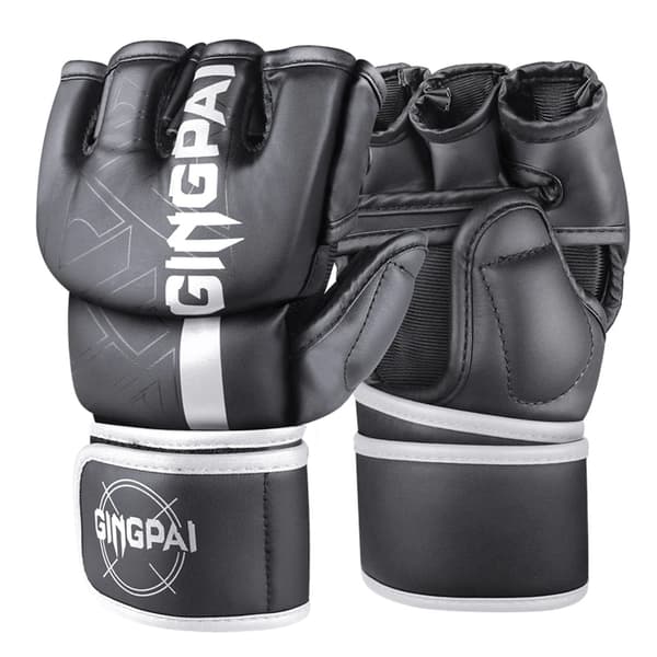 MMA/Kickboxning Handskar  PU-läder & Full Handtäckning Röd Medium
