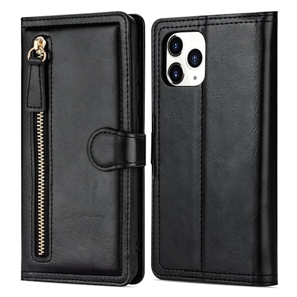iPhone 15 Pro Max - Stilrent Plånboksfodral i PU-läder Mörkbrun
