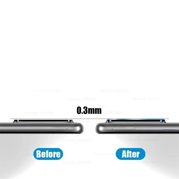 Xiaomi Redmi Note 10S Kameralinsskydd Standard HD Transparent/Genomskinlig