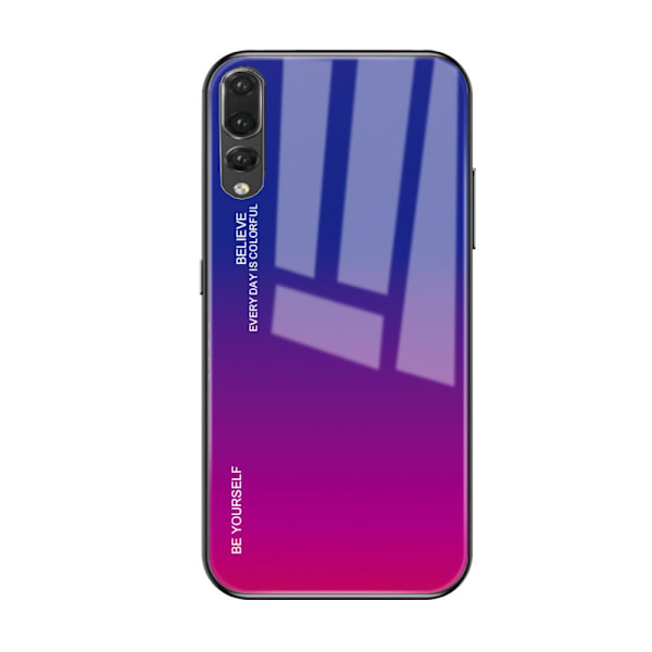 Huawei P20 Pro - Stötdämpande Effektfullt Galaxy Rain Skal 1