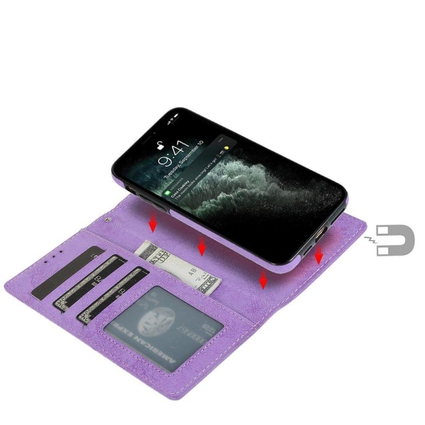 iPhone 12 Pro Max - Dobbel funksjon lommebokdeksel Svart