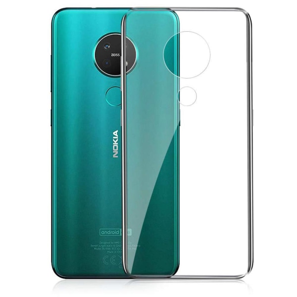 Nokia 6.2 - silikonikuori Transparent/Genomskinlig