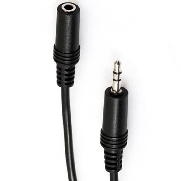 AUX Ljudkabel 3.5mm 2 Meter Svart