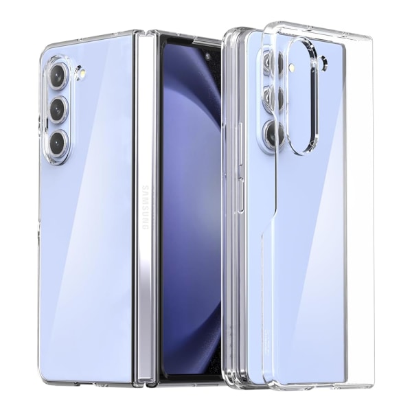 Skyddande TPU/PC Mobilskal för Samsung Galaxy Z Fold 5 Transparent