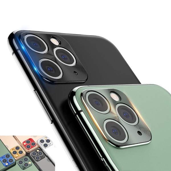 Al Alloy iPhone 11 Ultratunn Kameralinsskydd Ram Blå