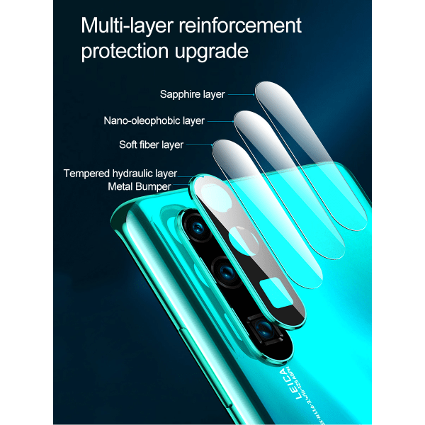 Huawei P30 Pro Aluminiumslegeringsramme Kameralinsebeskytter Grön
