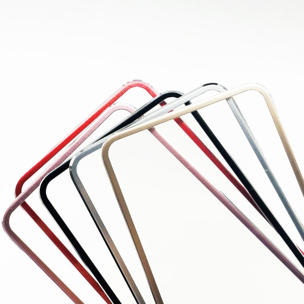 4-PACK iPhone XS Max ProGuard Skärmskydd 3D Aluminiumram Svart