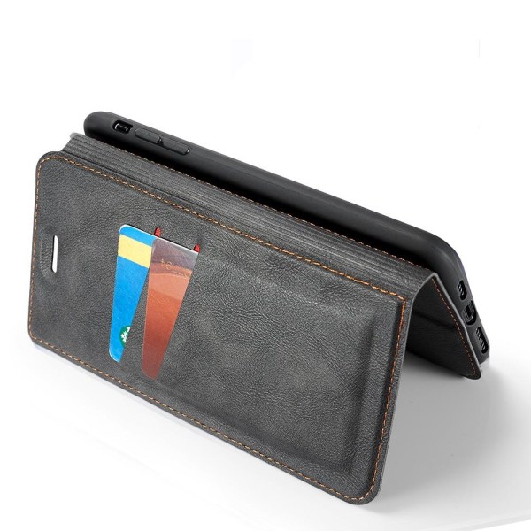 iPhone XS Max - Praktisk vintage lommebokdeksel Brun