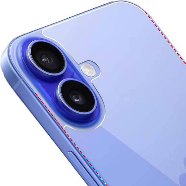 iPhone 16 Plus Baksida Hydrogel Skärmskydd HD 0,2mm