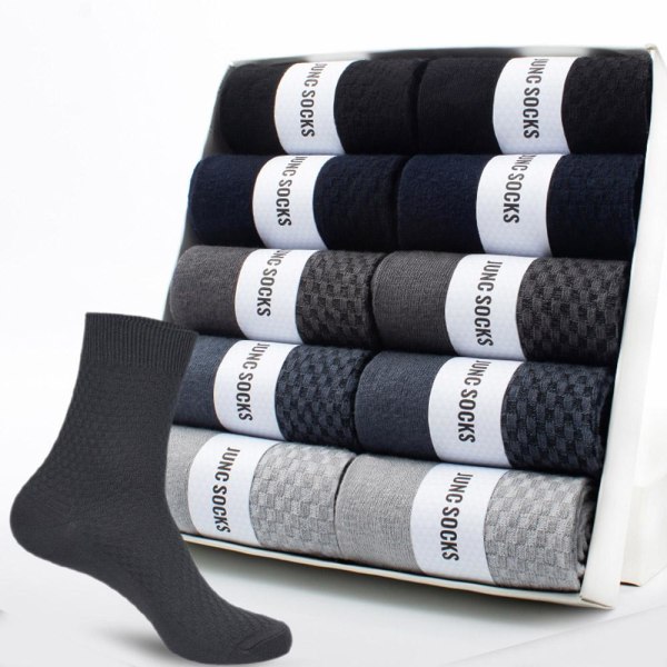 1-Par Mjuka Strumpor (EUR 39-45) Svart