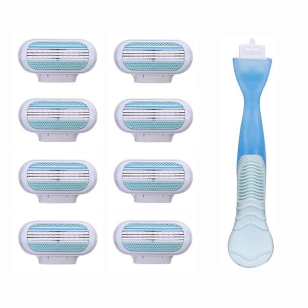 Skonsamma Rakhyvlar (4-Pack,8-Pack) Blå 8-Pack