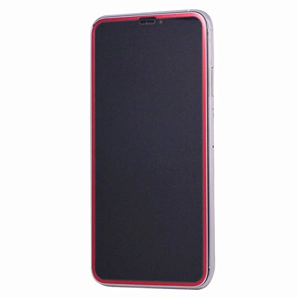 Skärmskydd 3D Aluminiumram iPhone 11 Pro Max 2-PACK Röd