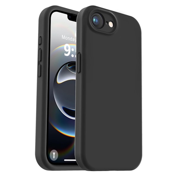 iPhone 16 E  Skyddsskal matt svart med exakt passform