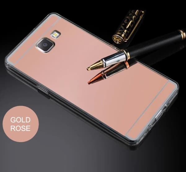 Samsung Galaxy A5 (2016) SKAL från LEMAN med Spegeldesign Silver
