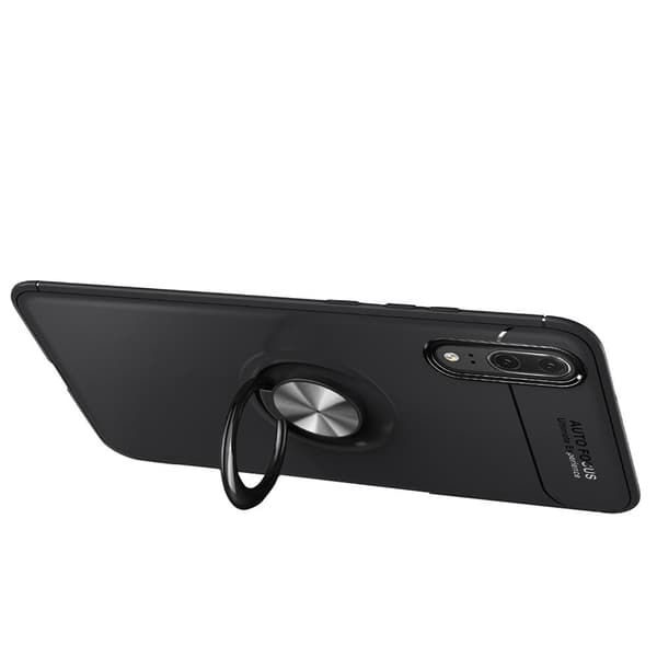 Huawei P20 Pro - AUTO FOCUS - Skal med Ringh�llare Röd/Röd