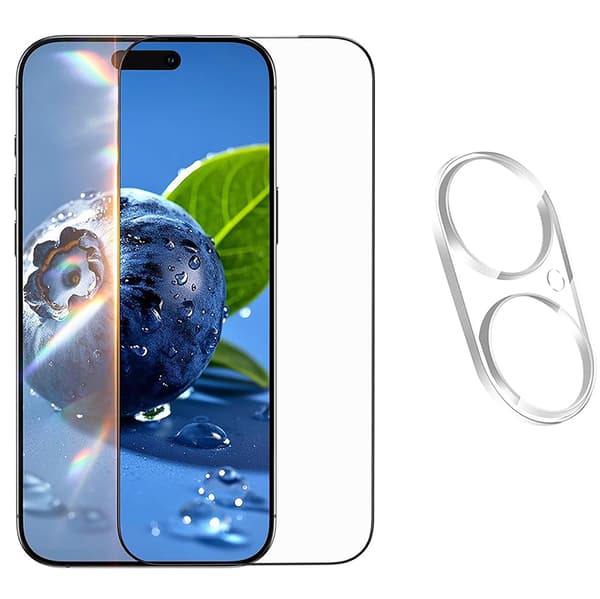 iPhone 17 Skyddsset 2-Pack Skärmskydd + Kameralinsskydd