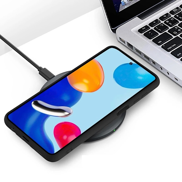 Redmi Note 11 Pro 5G - Elegant Skyddsskal i Matt Silikon Svart