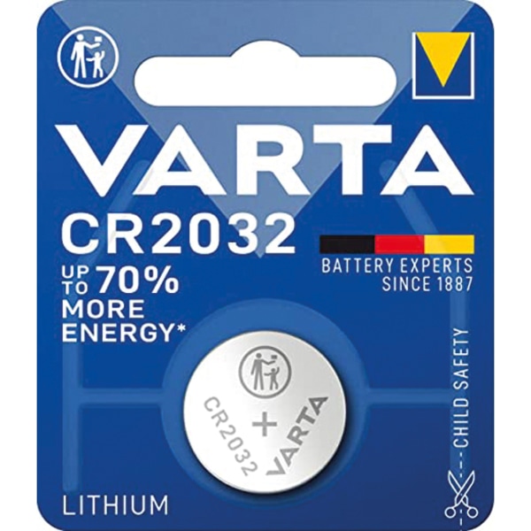 CR2032 Varta Button Cell Lithium 3V (2p, 2stk)